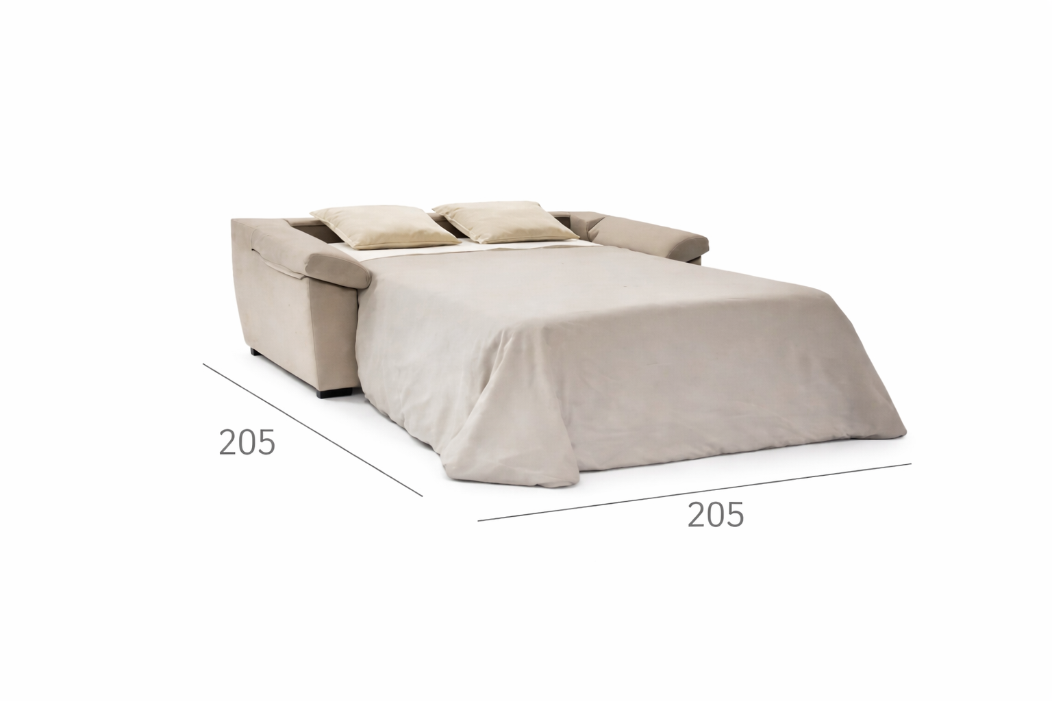 SOFÁ CAMA  – Sistema Italiano fácil apertura